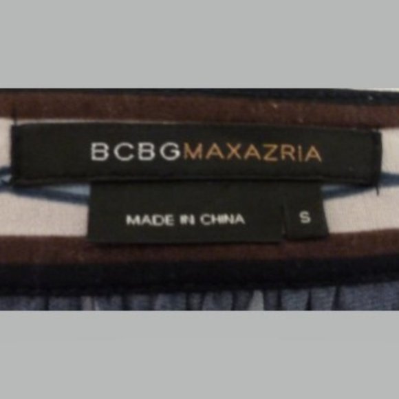 BCBGMAXAZRIA S Navy Floral Shift Dress - Picture 3 of 3